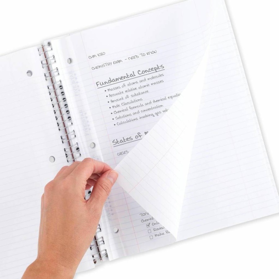 Five Star Reinforced College Ruled Loose Leaf Paper, 3 Pack, 8.5" x 11" Filler Paper for Notebooks, 75 Sheets per Pack (52168)